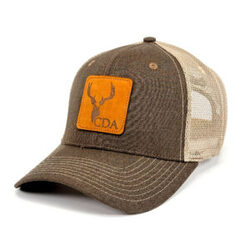 CDA Leather Patch Coffee Hat